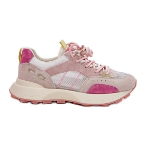 Zamszowe Buty Sportowe Sneakersy Damskie Vinceza 66725 Multikolor wielokolorowe