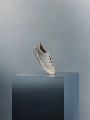 Zamszowe buty sportowe z podeszwą Vibram® lodowy szary - Mężczyzna - - MANGO MAN