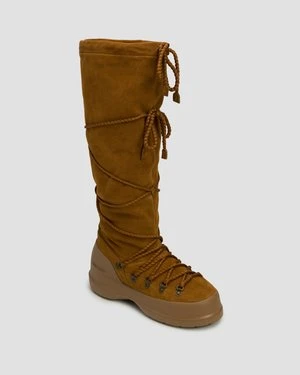 Zamszowe Buty Zimowe Damskie Moon Boot Luna Boot Extra Suede