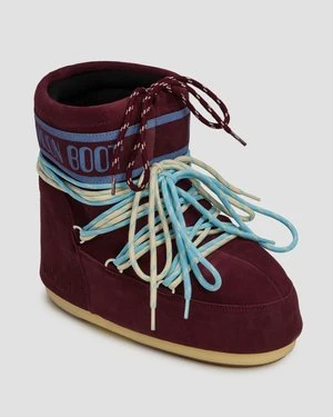 Zamszowe Buty Zimowe Moon Boot Icon Low Suede Laces