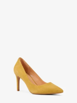 Zamszowe czółenka Alina Flex Michael Kors CHARTREUSE (Zielony)