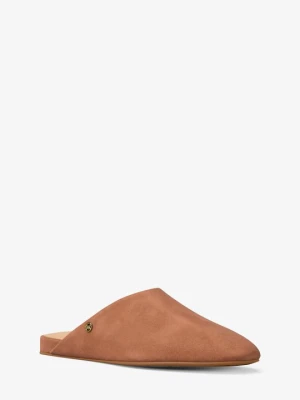 Zamszowe klapki Cady Michael Kors BRĄZOWY (Brązowy)