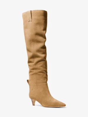 Zamszowe kozaki Daniela Michael Kors [3740] (Naturalny)