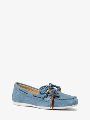Zamszowe mokasyny Fallon Michael Kors CHAMBRAY (Niebieski)