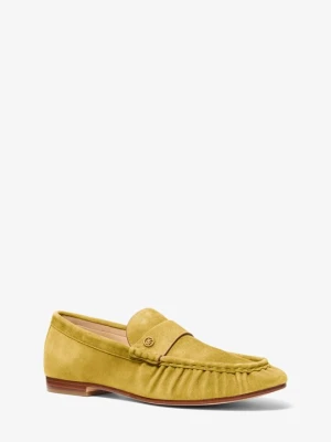 Zamszowe mokasyny Jennings Michael Kors CHARTREUSE (Zielony)