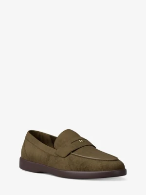 Zamszowe mokasyny Wesley Michael Kors LODEN (Zielony)