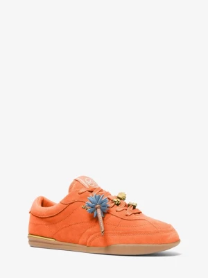 Zamszowe ozdobne sneakersy Nolan Michael Kors