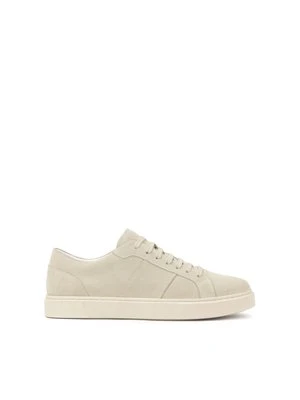 Zamszowe sneakersy męskie w stylu smart casual Kazar