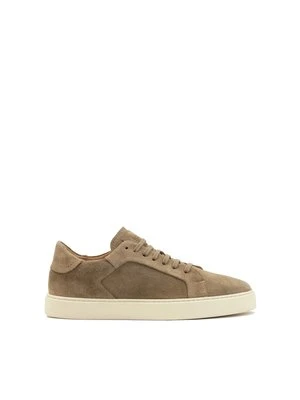 Zamszowe sneakersy w kolorze taupe Kazar