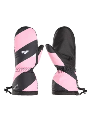 Zanier Rękawice narciarskie "Twister.GTX" w kolorze jasnoróżowo-czarnym rozmiar: 1