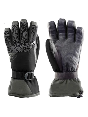 Zanier Rękawice narciarskie unisex "Gap STX" w kolorze czarno-szarym rozmiar: 4,5