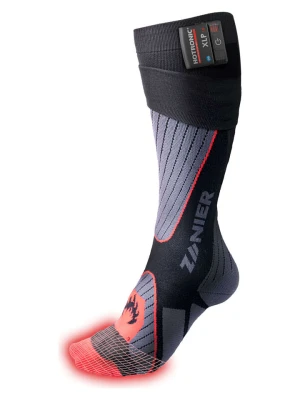Zanier Skarpety narciarskie w kolorze czarno-szaro-czerwonym rozmiar: S