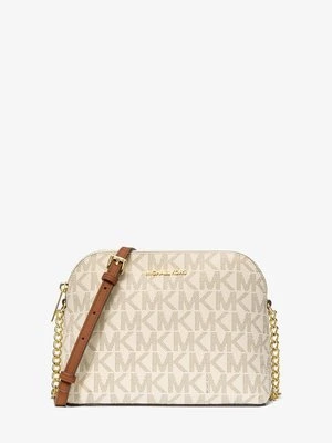 Zaokrąglona torebka do przewieszenia przez ramię Cindy z charakterystycznym logo Michael Kors Outlet