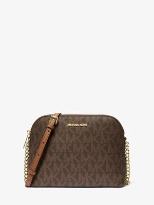 Zaokrąglona torebka do przewieszenia przez ramię Cindy z charakterystycznym logo Michael Kors Outlet