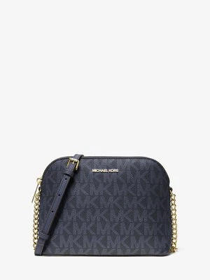 Zaokrąglona torebka do przewieszenia przez ramię Cindy z charakterystycznym logo Michael Kors Outlet
