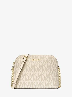 Zaokrąglona torebka do przewieszenia przez ramię Cindy z charakterystycznym logo Michael Kors Outlet