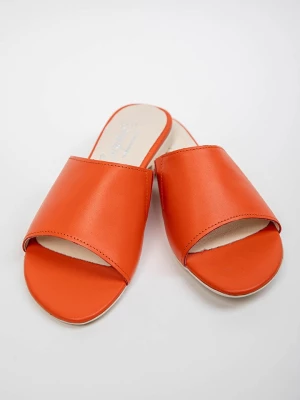 Zapato Skórzane klapki w kolorze pomarańczowym rozmiar: 37