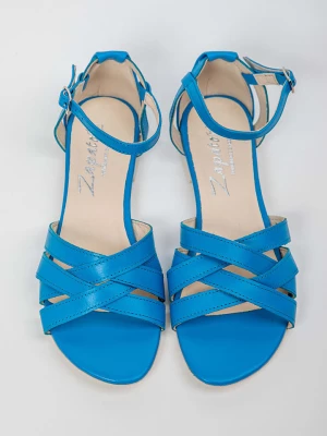 Zapato Skórzane sandały w kolorze niebieskim rozmiar: 41