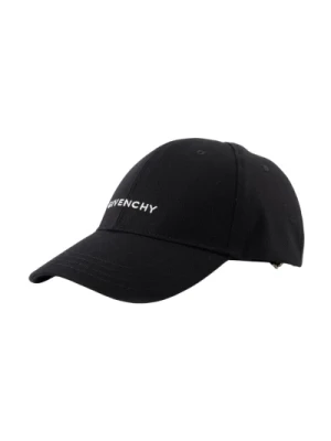 Zapinana czapka z logo Givenchy