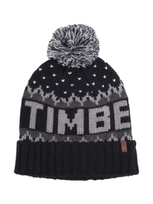 Zapleciona Cuffed Beanie z Pom Pom Timberland