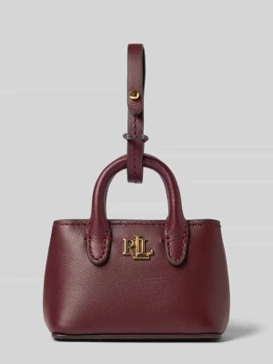 Zawieszka ze skóry z aplikacją z logo Lauren Ralph Lauren