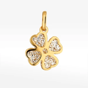 Zawieszka ze złota czterolistna koniczyna Filipowicz