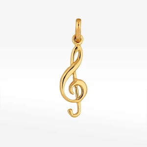 Zawieszka ze złota klucz wiolinowy Filipowicz