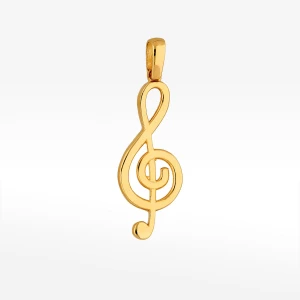 Zawieszka ze złota klucz wiolinowy Filipowicz