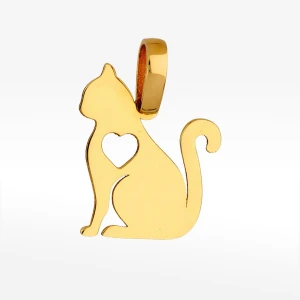 Zawieszka ze złota kot Filipowicz