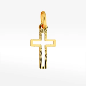 Zawieszka ze złota krzyżyk Filipowicz