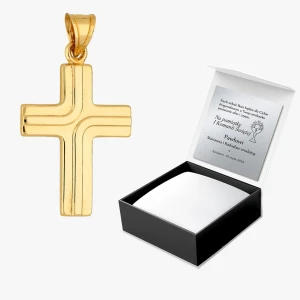 Zawieszka ze złota krzyżyk Filipowicz