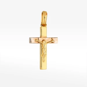 Zawieszka ze złota krzyżyk Filipowicz