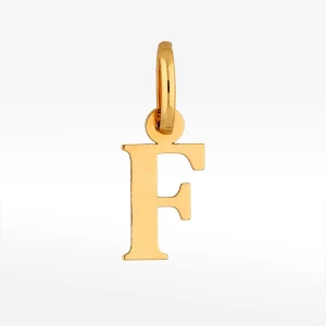 Zawieszka ze złota litera F