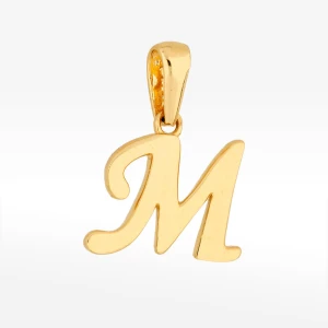 Zawieszka ze złota litera M Filipowicz