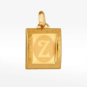Zdjęcie produktu Zawieszka ze złota litera Z z wzorem greckim Filipowicz