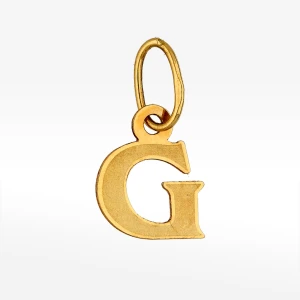 Zawieszka ze złota literka G Filipowicz