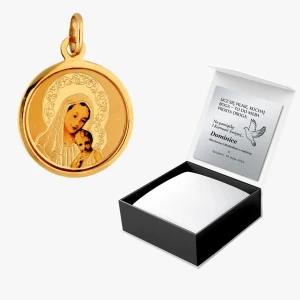 Zawieszka ze złota medalik Filipowicz