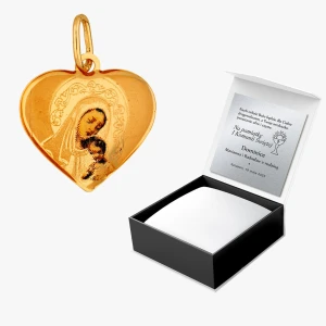 Zawieszka ze złota medalik Filipowicz