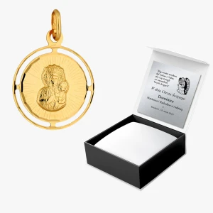 Zawieszka ze złota medalik Filipowicz