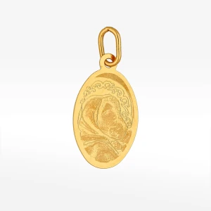 Zawieszka ze złota medalik z matką boską Filipowicz
