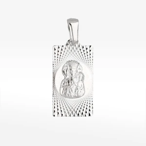 Zawieszka ze złota medalik z matką boską Filipowicz