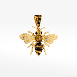 Zawieszka ze złota pszczoła z cyrkoniami Filipowicz