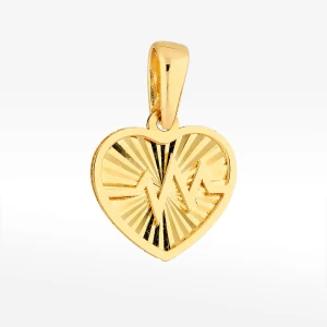 Zawieszka ze złota serce z pulsem życia Filipowicz