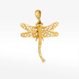 Zawieszka ze złota ważka Filipowicz