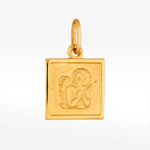 Zawieszka ze złota z aniołem Filipowicz