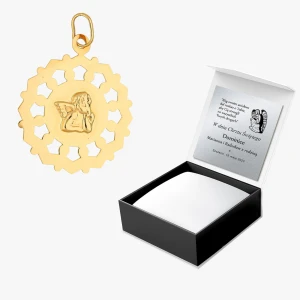 Zawieszka ze złota z aniołem Filipowicz