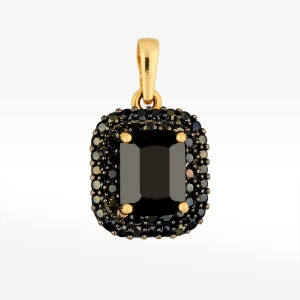 Zawieszka ze złota z czarnymi cyrkoniami Filipowicz