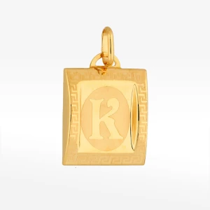 Zawieszka ze złota z literą K Filipowicz