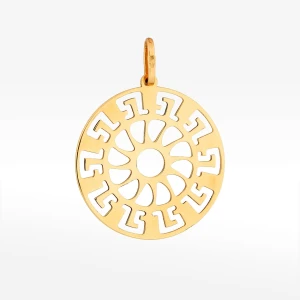 Zawieszka ze złota z wzorem greckim Filipowicz