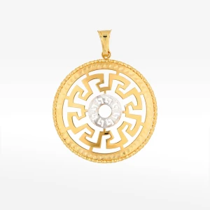 Zawieszka ze złota z wzorem greckim Filipowicz